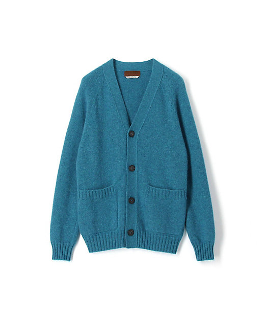 カシミヤ×スーパーキッドモヘア Vネックカーディガン | TOMORROWLAND