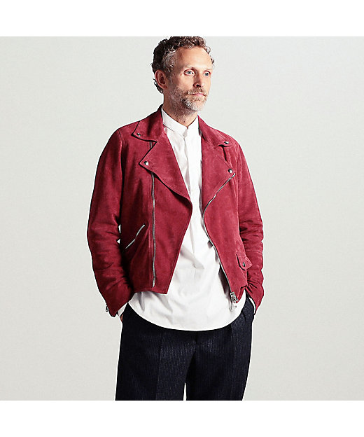 別注】DENIM×TOMORROWLAND ゴートスエード ダブル