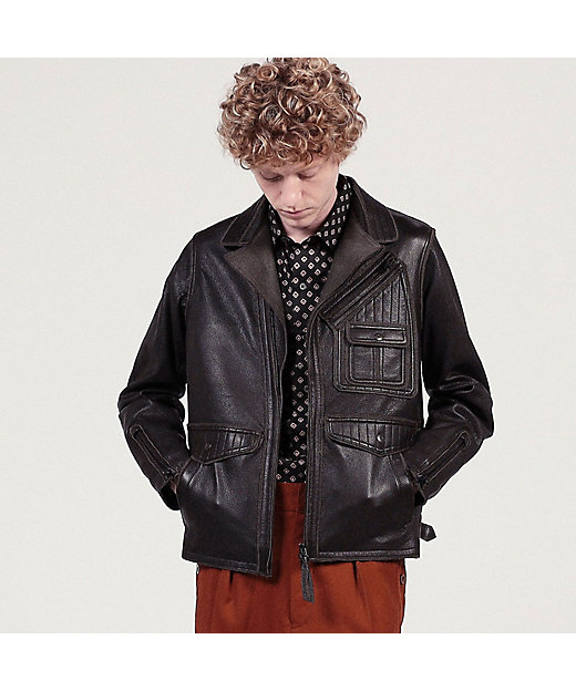 ゴートレザー ライダースジャケット | TOMORROWLAND (Men