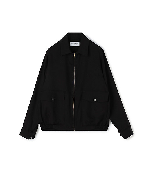 シルク ジップアップブルゾン | TOMORROWLAND (Men)/トゥモローランド