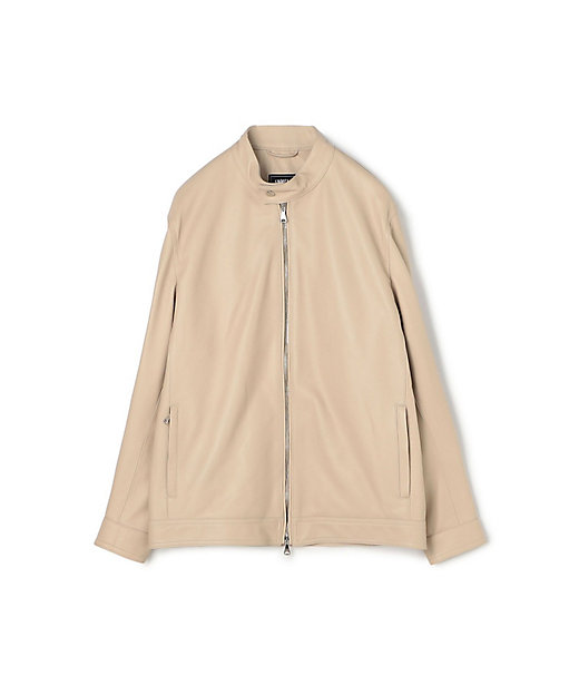 別注】 EMMETI ラムレザー シングルライダースブルゾン