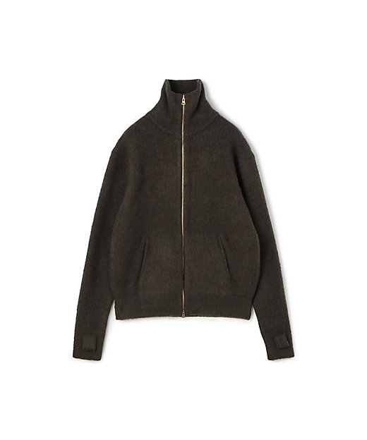 ウール カシミヤ シルク ジップアップ ニットブルゾン | TOMORROWLAND