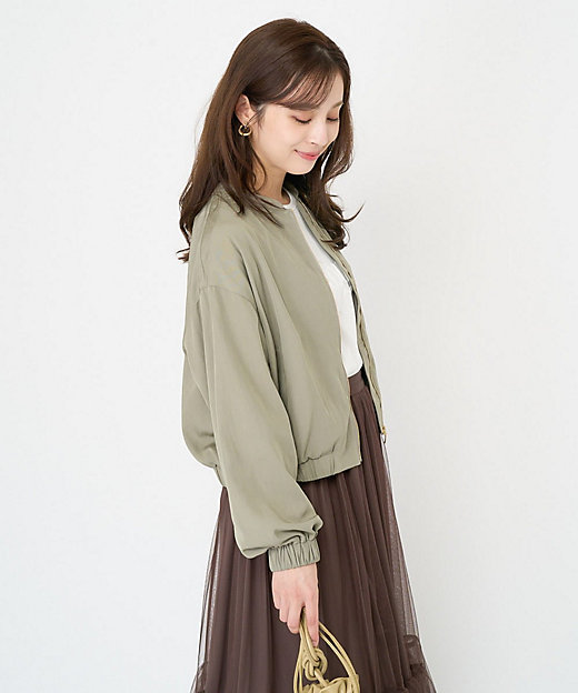 小さいサイズ】シボツイルMA－1ブルゾン／洗える | MK MICHEL KLEIN