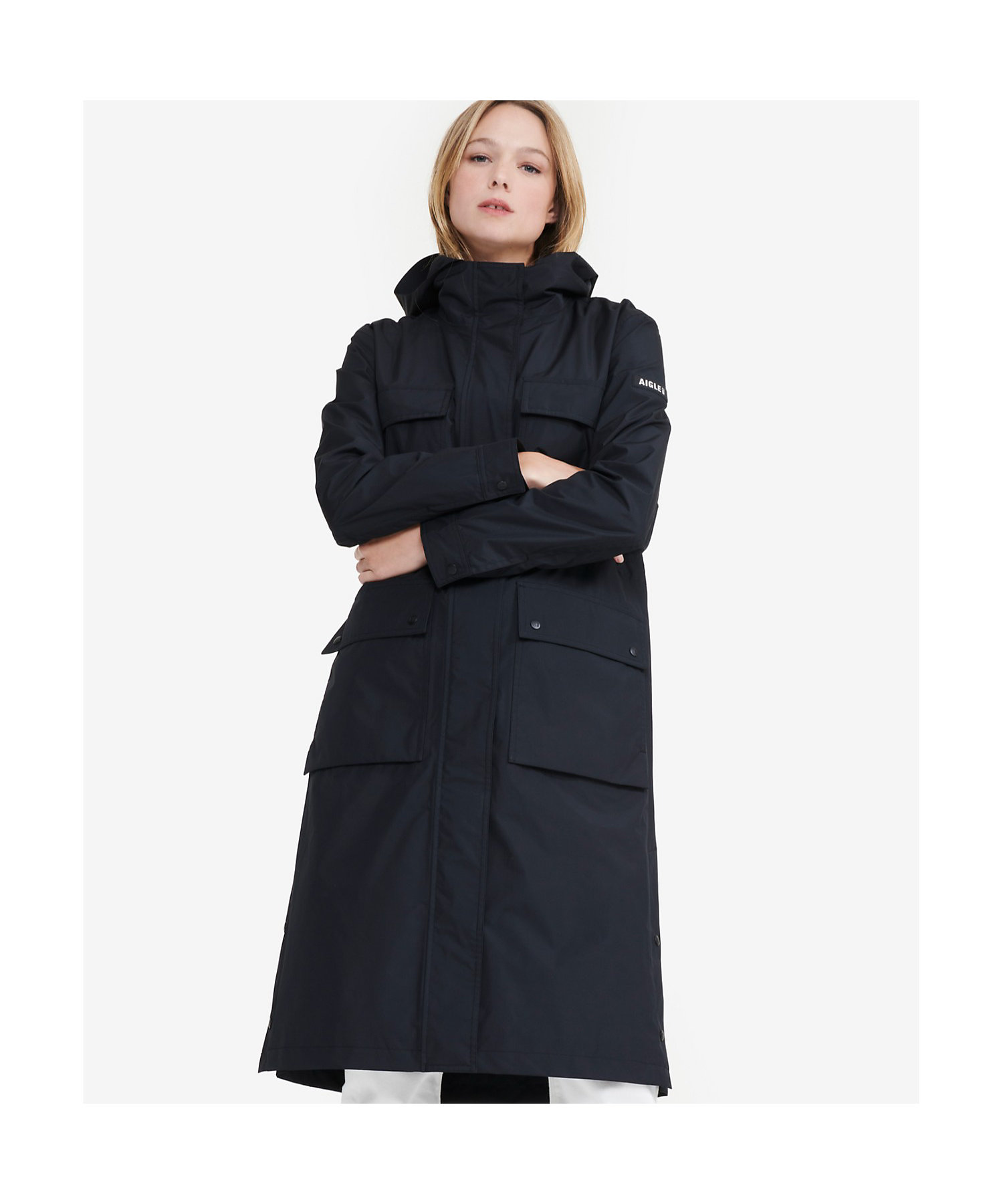 透湿防水 パッカブルロングフーデッドジャケット | AIGLE/エーグル