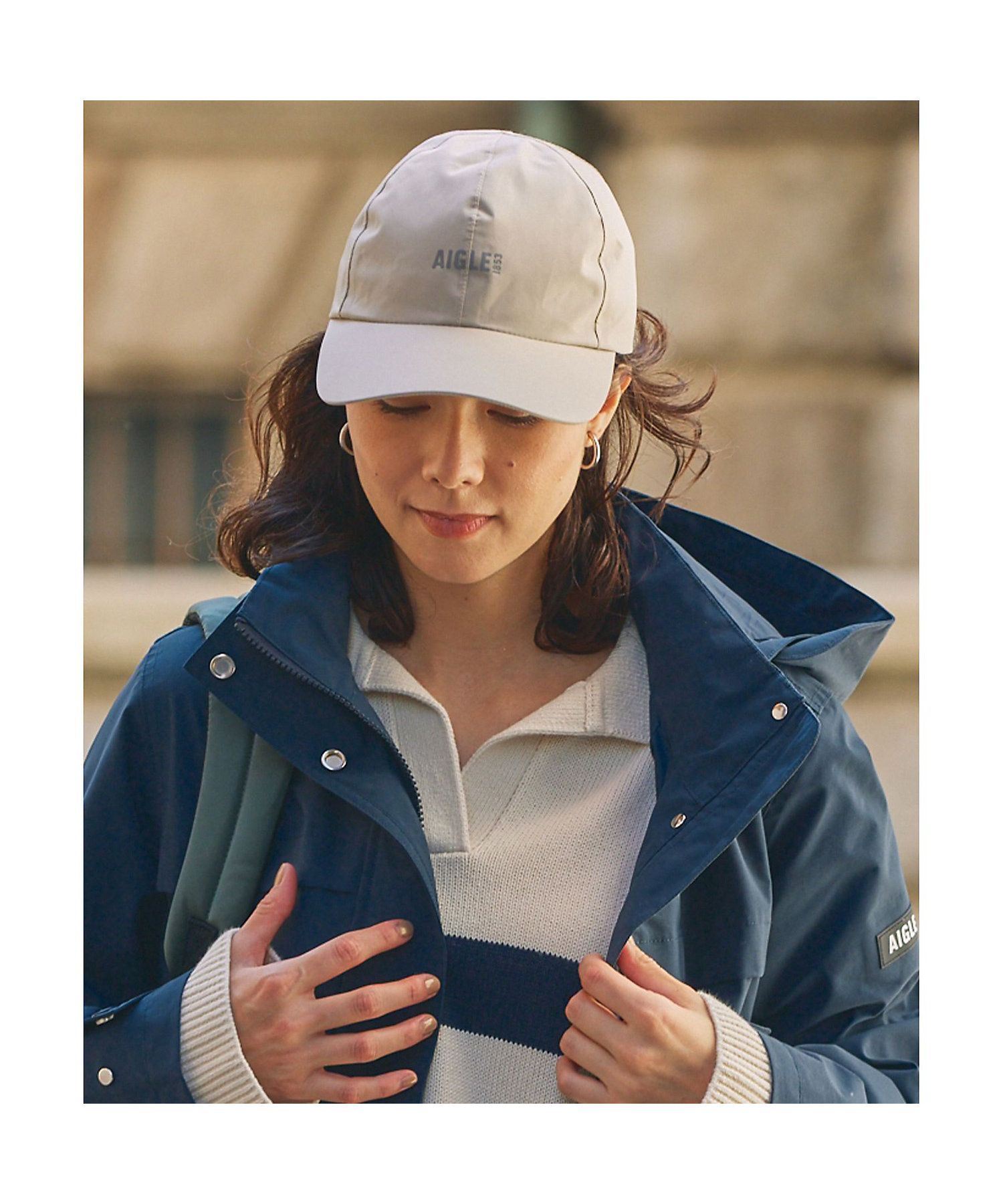 防水 防風 通気 GORE－TEX ゴアテックス ロゴキャップ | AIGLE