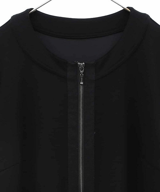 大きいサイズ】タフタジョイントフロントジップコート ／洗える