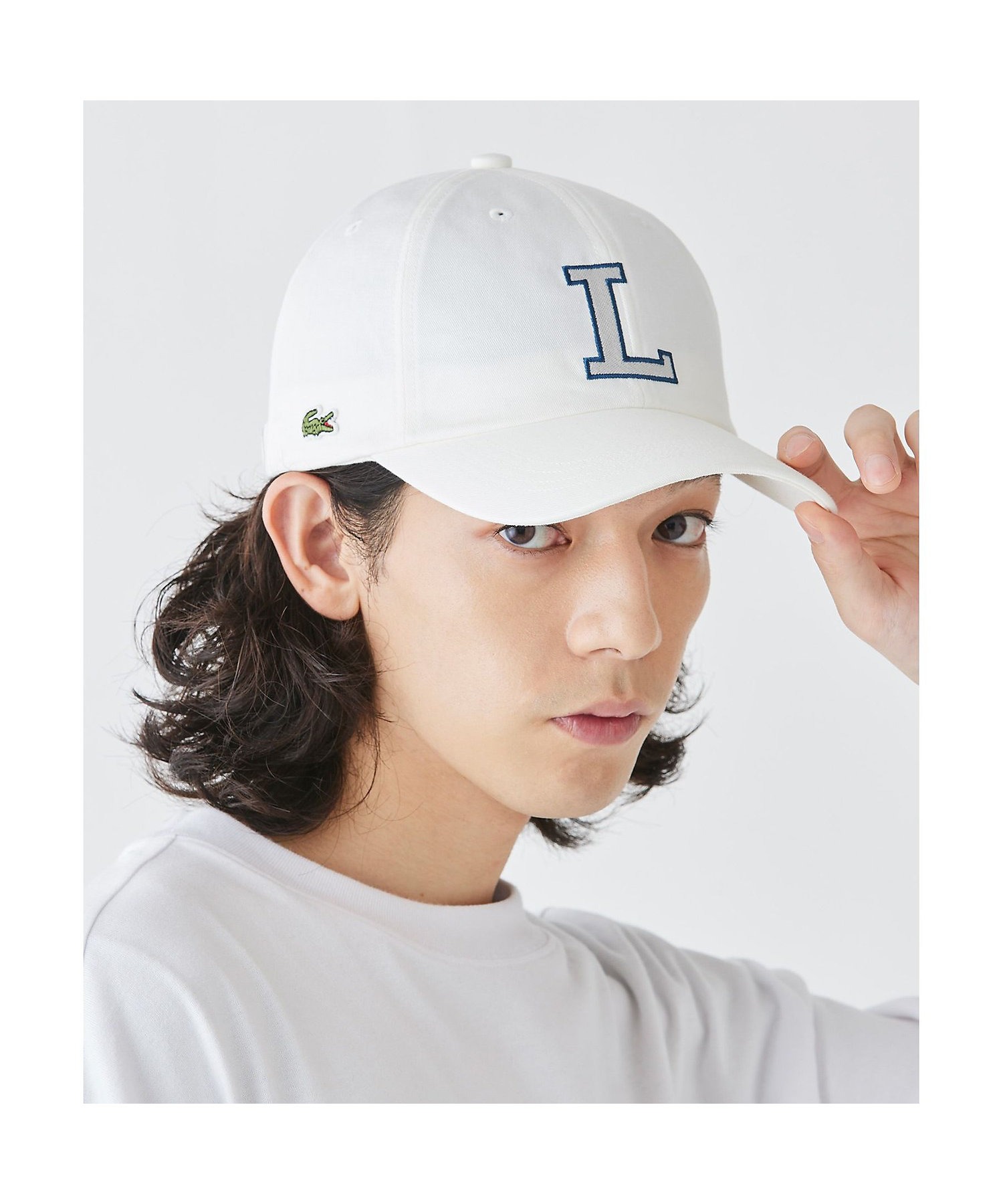 コットンツイルLロゴキャップ | LACOSTE/ラコステ | 三越伊勢丹