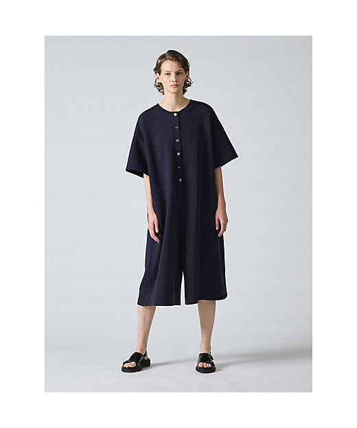 mizuiro ind クルーネックオールインワン | mizuiro ind