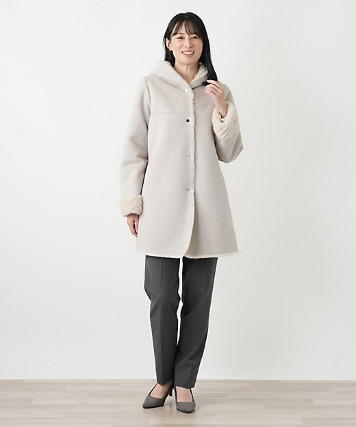 フーデッドコート【Leilian WHITE LABEL】 | Leilian