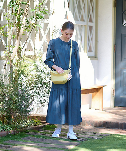 洗える デニムティアードワンピース | CARA O CRUZ (Women)/キャラ・オ