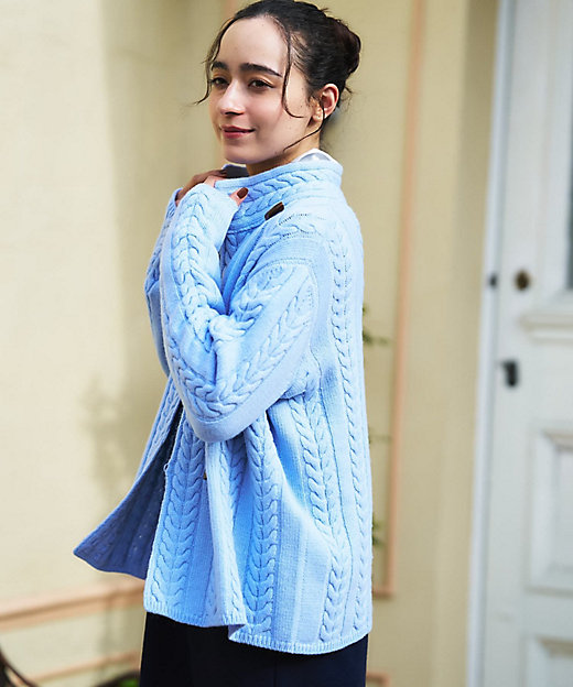 ケーブル編みニットジャケット【MUSETTI】 | CARA O CRUZ