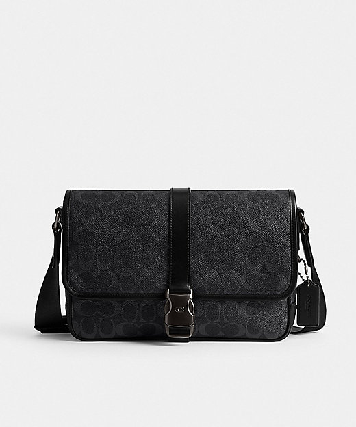 リーグ メッセンジャー バッグ・シグネチャー キャンバス | COACH