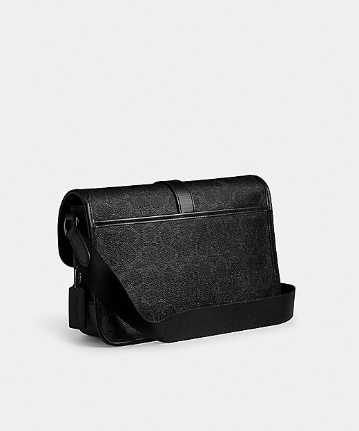 リーグ メッセンジャー バッグ・シグネチャー キャンバス | COACH