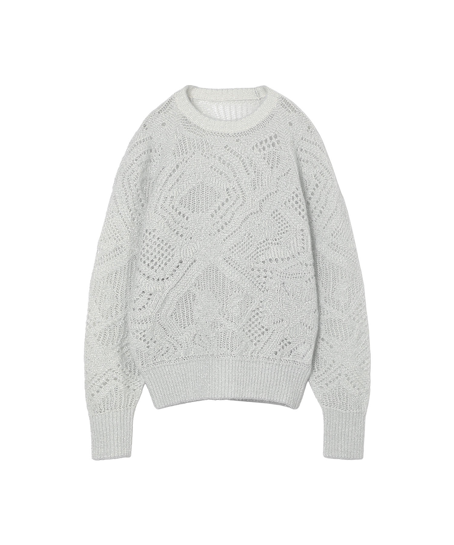 Shimmering Knit Top 6S／MM26SSー