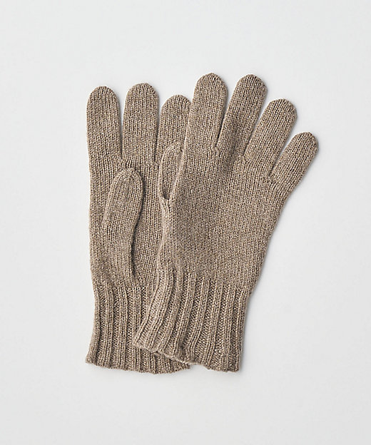 カシミヤ混 ニットグローブ 5G CALOW | JOHN SMEDLEY (Men