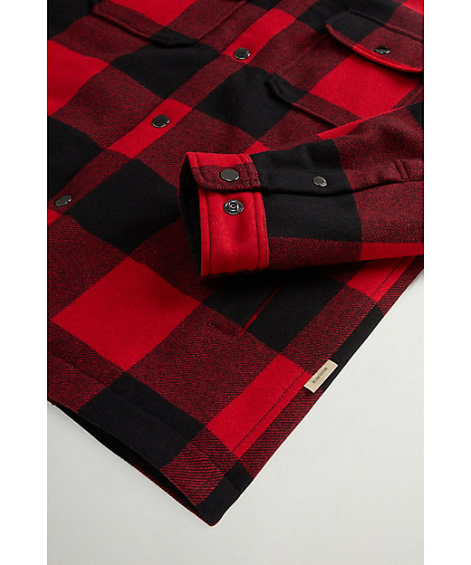 ウールチェック アラスカン シャツジャケット／WOOL CHECK