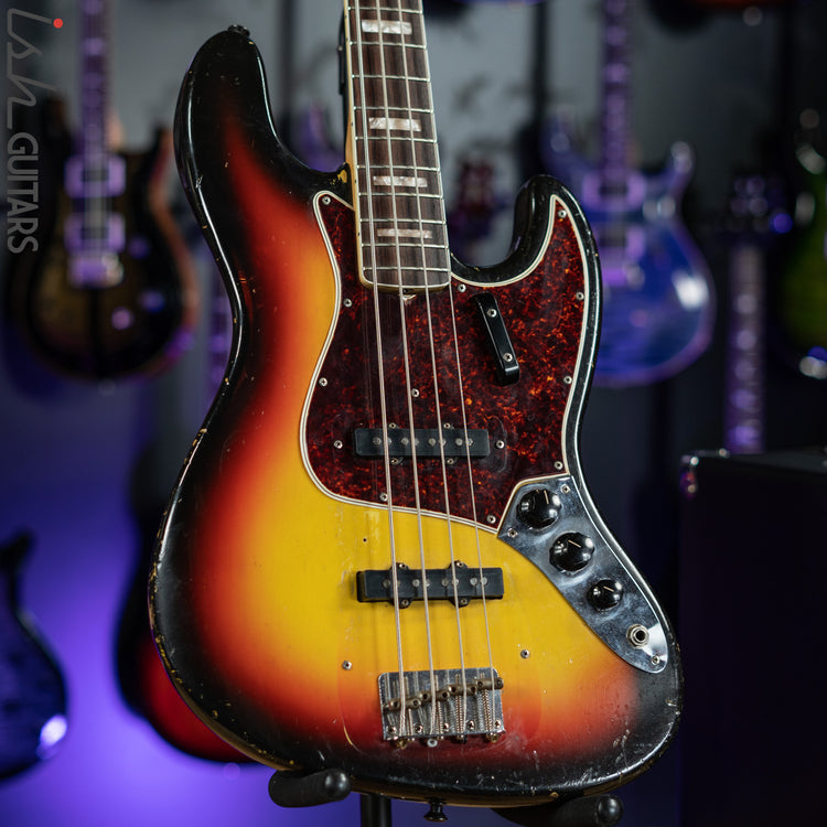 1967 Fender Jazz Bass Sunburst – Ish Guitars