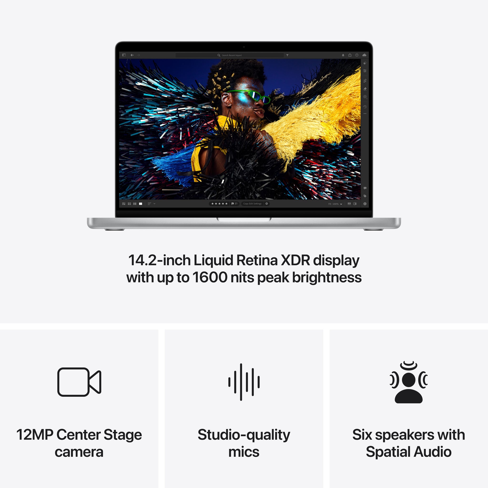 14-inch MacBook Pro: Apple M4 Pro chip with 14‑core CPU and 20