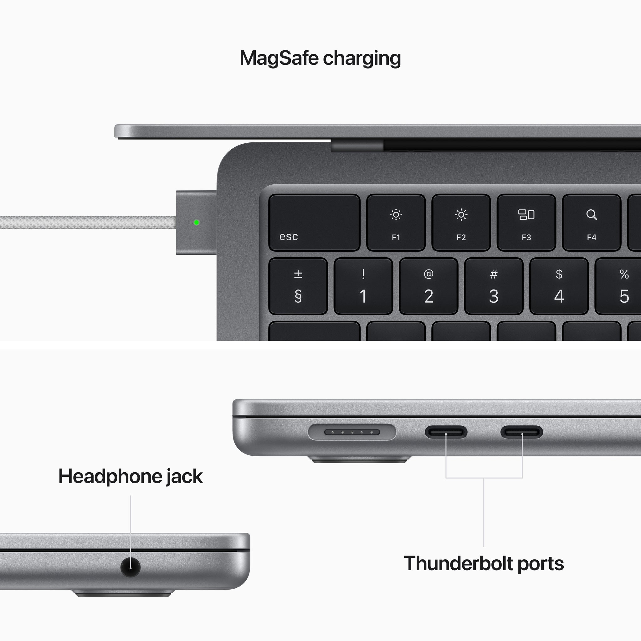 13-inch MacBook Air: Apple M2 chip with 8-core CPU and 8-core GPU