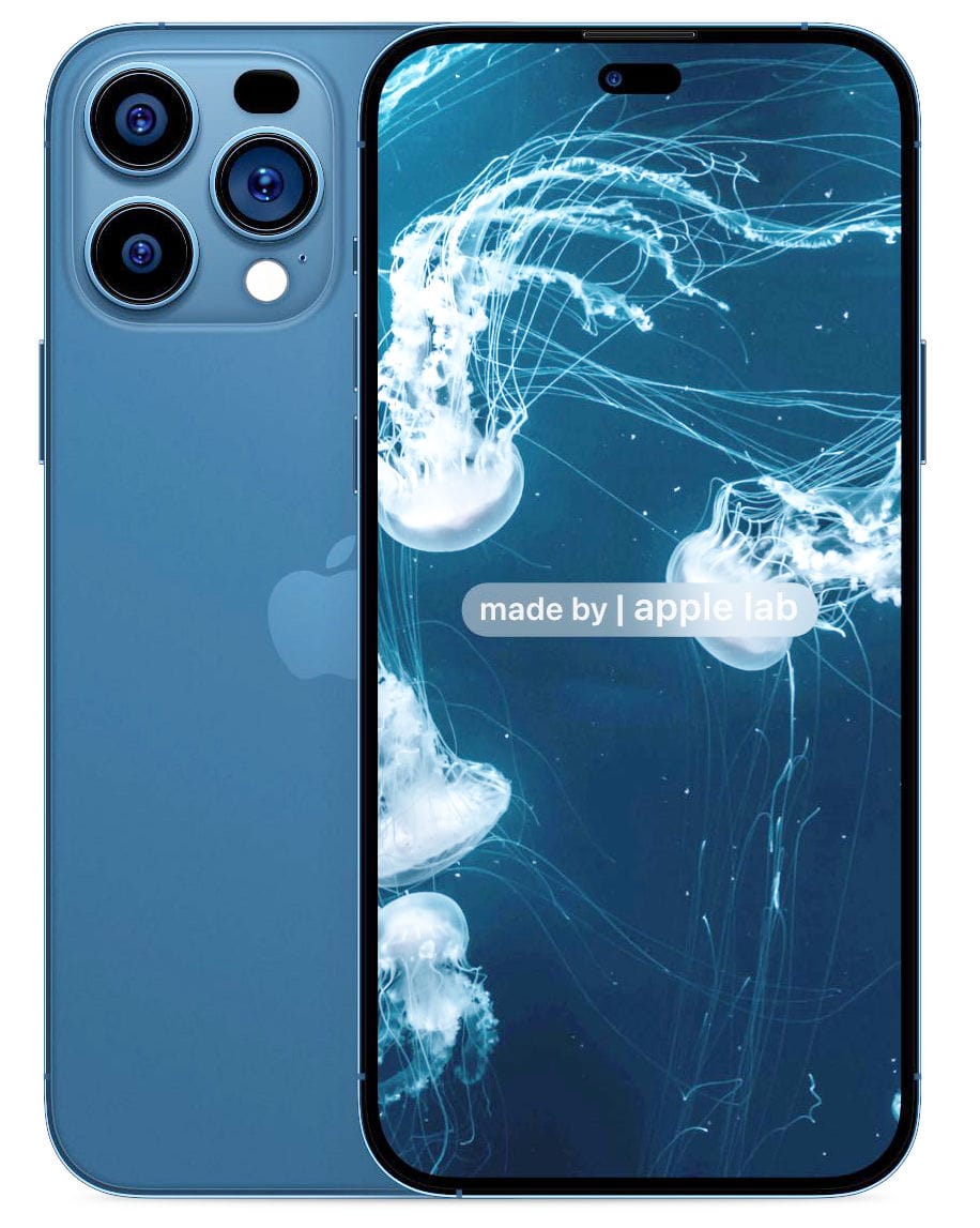 ノッチレスなiPhone 14 Proのコンセプトデザインとモックアップが公開