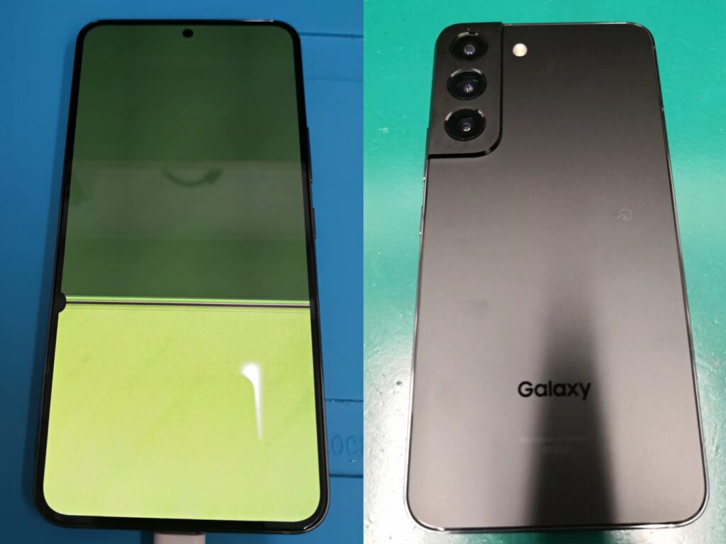 Galaxy S22】液晶破損 映らない チカチカ 画面割れ 操作できない