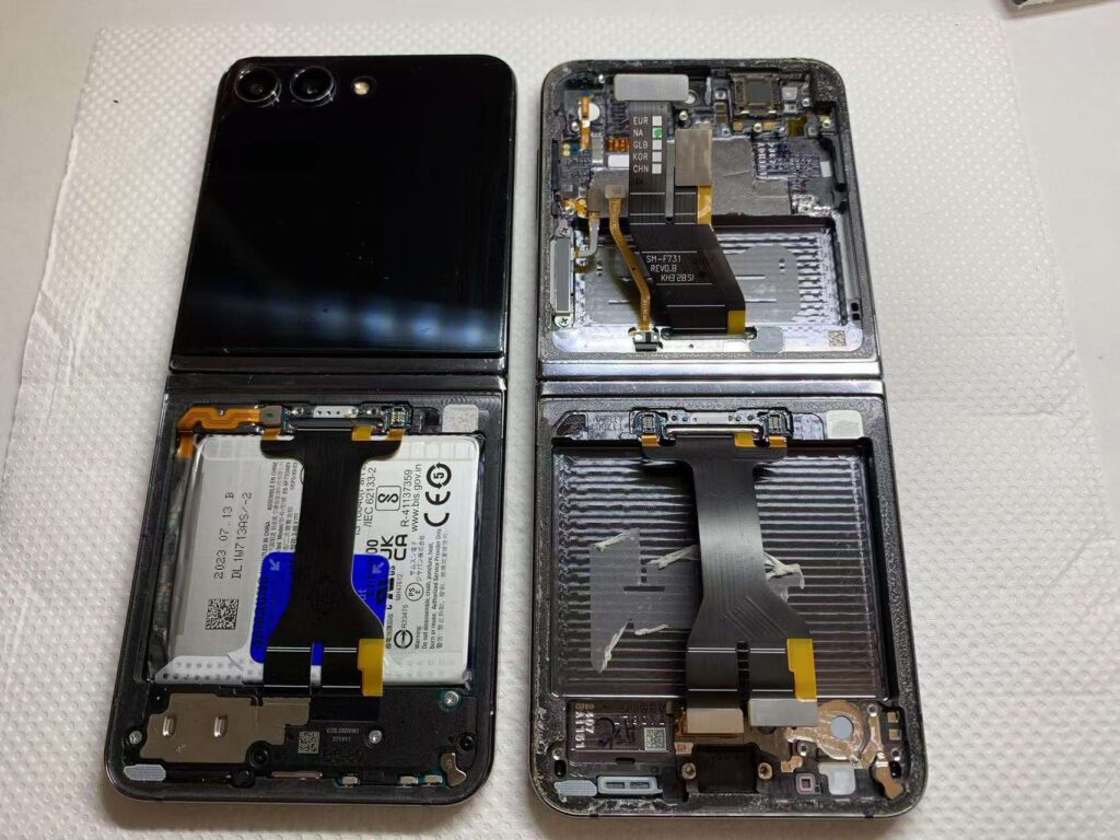 Galaxy Z Flip 5】液晶破損 画面故障 データそのまま即日修理 映らない