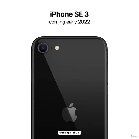 iPhone SE（第3世代）のコンセプト画像が公開〜2022年1月〜3月に発売か