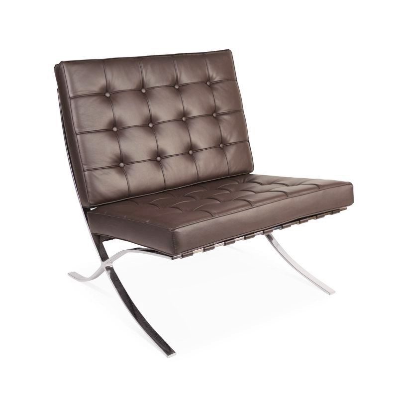 バルセロナチェア レザー ブラウンのレンタル｜iroco design