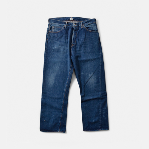 chimala チマラ セルビッチ デニム レギュラー丈 バギーカット パンツ