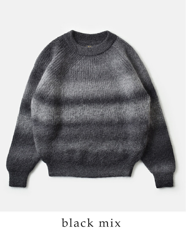 BATONER バトナー モヘア クルーネック ニット プルオーバー “MOHAIR