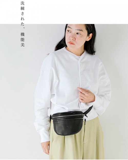 Aeta NY11 WAIST BAG S アエタ　ウエストバック　タグ有り Aeta(アエタ)Waist Bag S(NY11)/Black