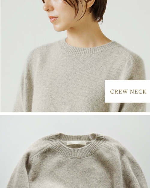 evam eva エヴァムエヴァ ウール フォックス ニット プルオーバー