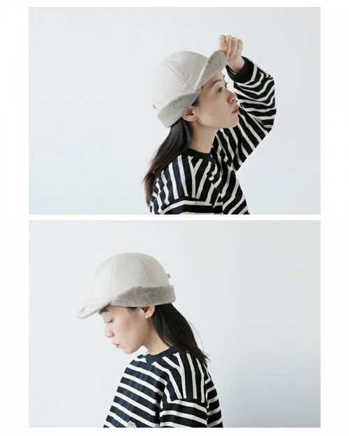 mature ha. マチュアーハ エコ パディッド キャップ “eco padded cap