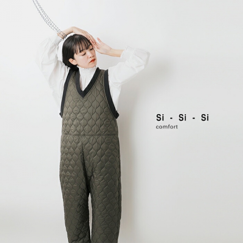 Si-Si-Si スースースー キルティング サロペット 2024-aw124-yo