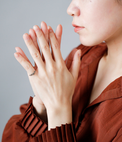 noguchi BIJOUX(ノグチ)K14ダイヤモンドピンキーリング nn1202 | iroma