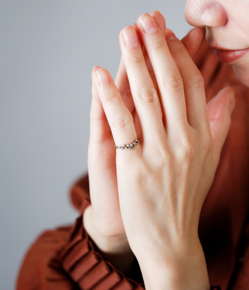 noguchi BIJOUX(ノグチ)K14ダイヤモンドピンキーリング nn1202 | iroma