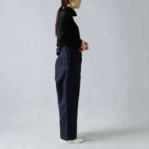 TOUJOUR 14oz セルビッチ クラシック デニム バックストリングウエスト