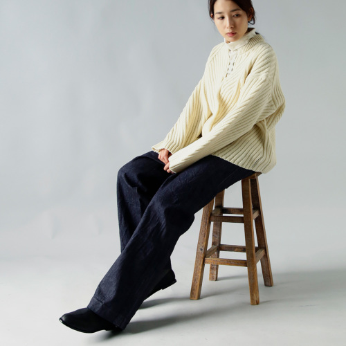 TOUJOUR 14oz セルビッチ クラシック デニム バックストリングウエスト