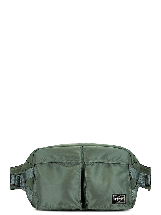 Porter-Yoshida & Co. Tanker Waist Bag in Sage Green | FWRD