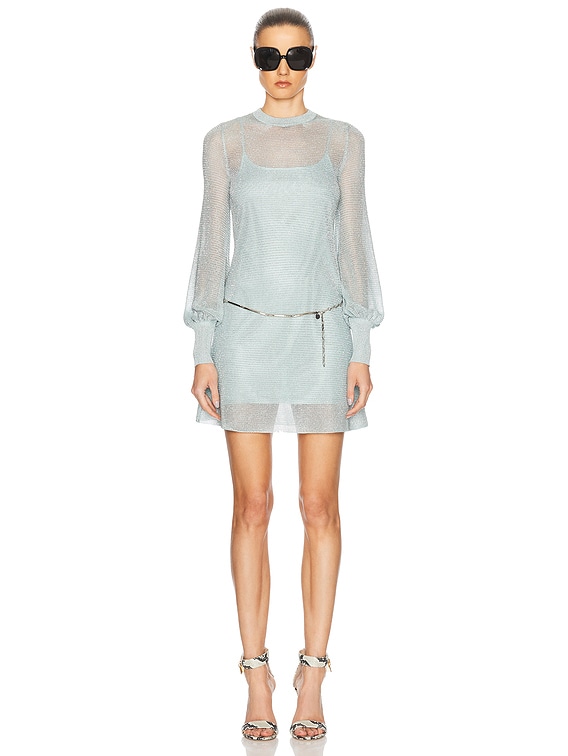 TOM FORD ドレス - Combo Silver & Sky Blue | FWRD