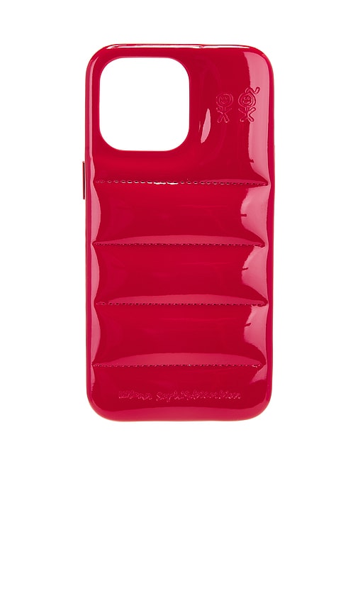 Urban Sophistication Iphone 15 Pro Max Glazed Puffer Case in Red