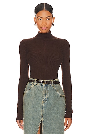 Helsa Justin Knit Top in Black | REVOLVE