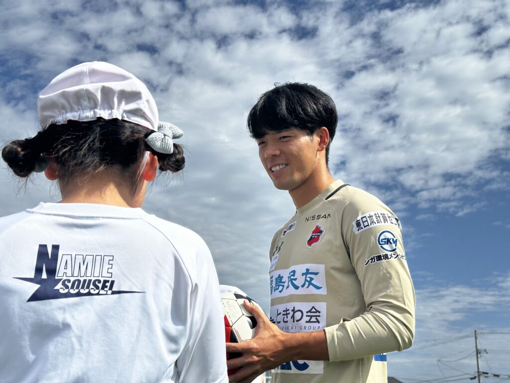 いわきFCトップチーム選手がなみえ創成小学校を訪問 - いわきFC