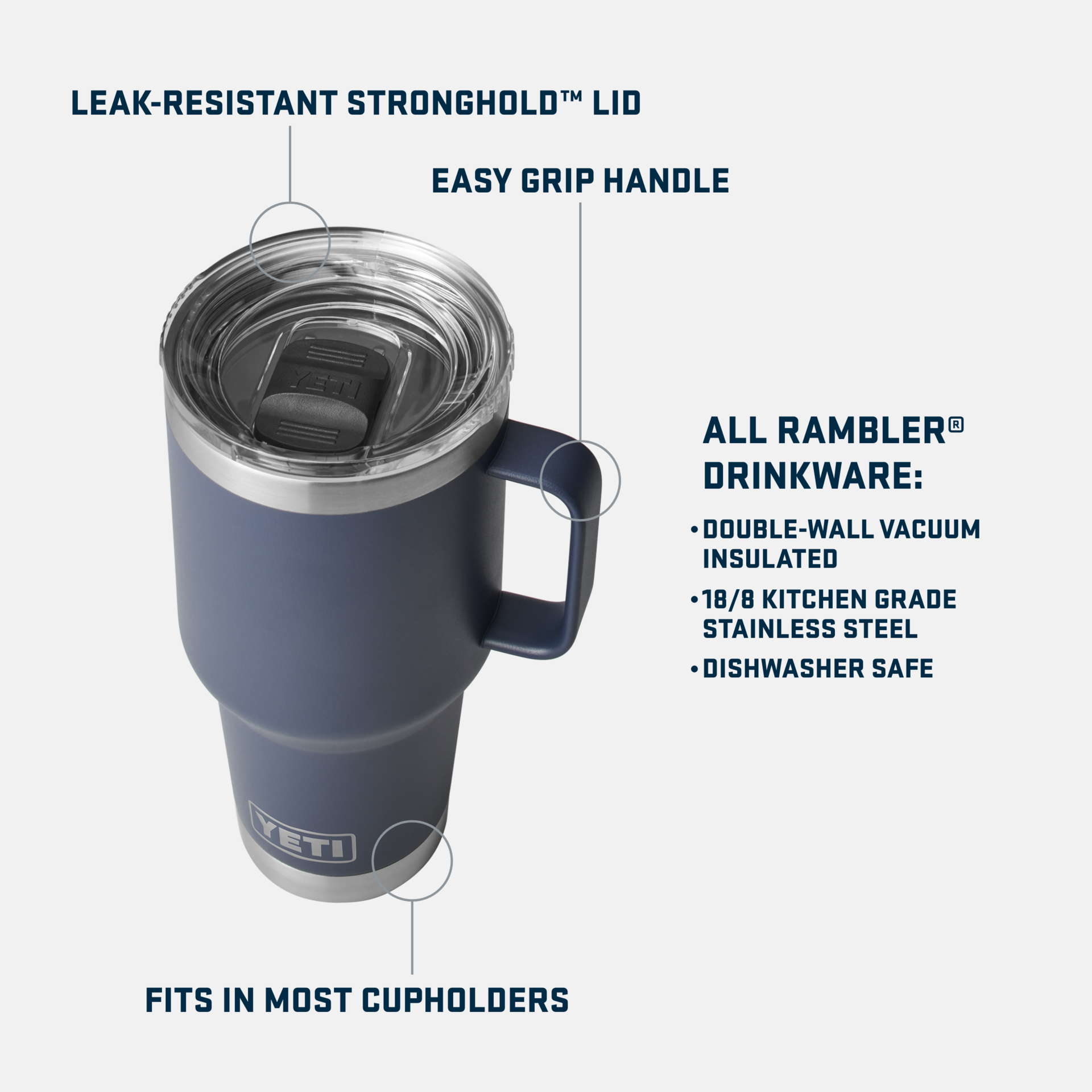 YETI Rambler® Tazza da viaggio 30 oz (887 ml) – YETI EUROPE