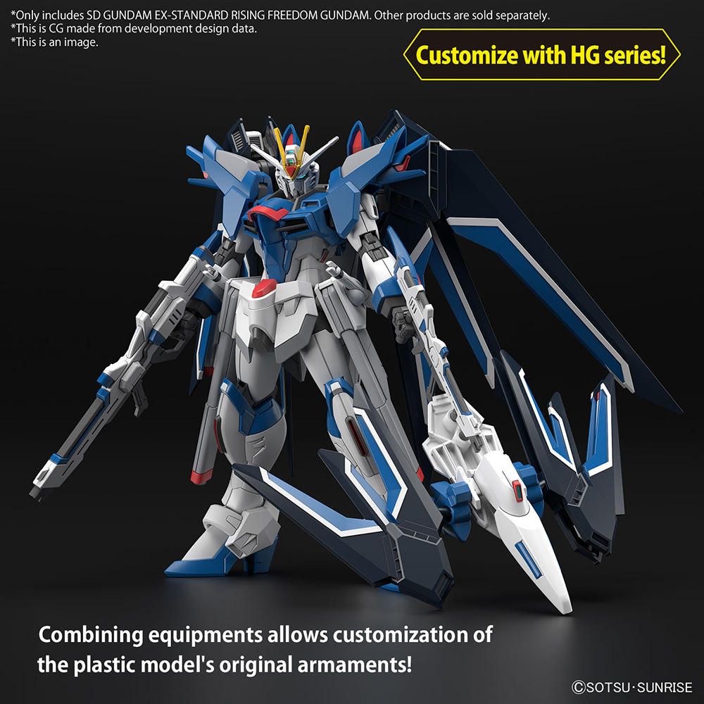 SD GUNDAM EX-STANDARD RISING FREEDOM GUNDAM｜The official website