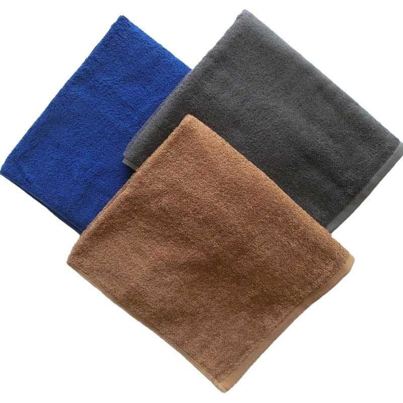 1200匁エステ向けスレン染め業務用カラーバスタオル（濃色）：12枚組