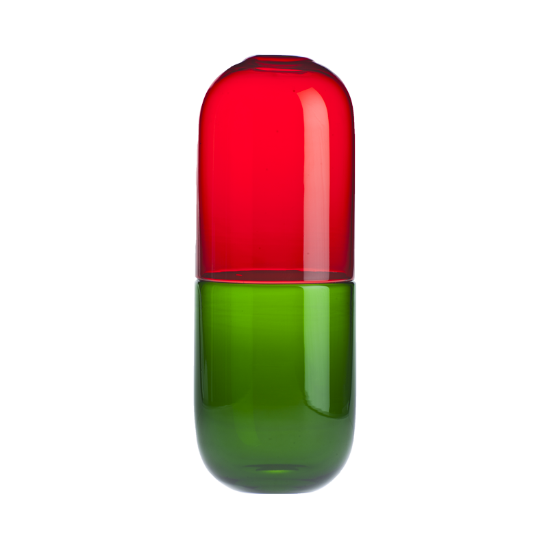 VENINI】ヴェニー二 Happy Pills ベネチアングラス製花瓶 カプセル型