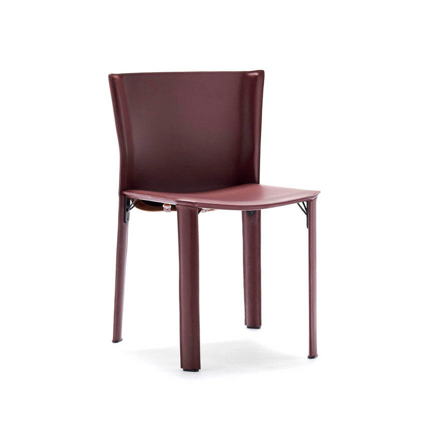 Leather Padded Dining Chair | Fasem S92 | Italian Furniture