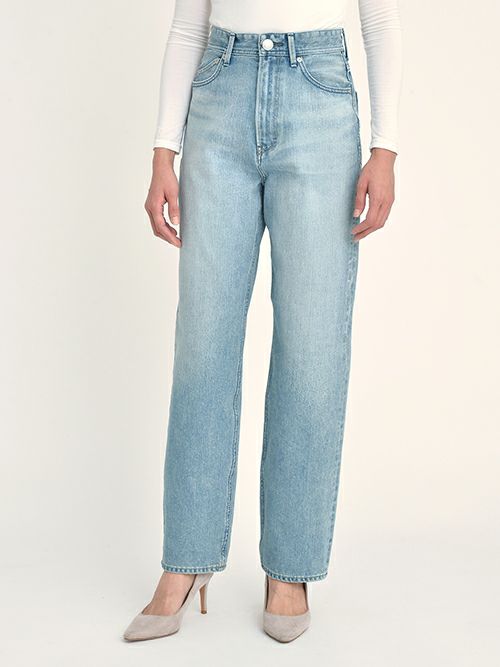 YANUKヤヌーク パンツ LEA ボーイズストレート TVS(BLUE) | ITAL STYLE