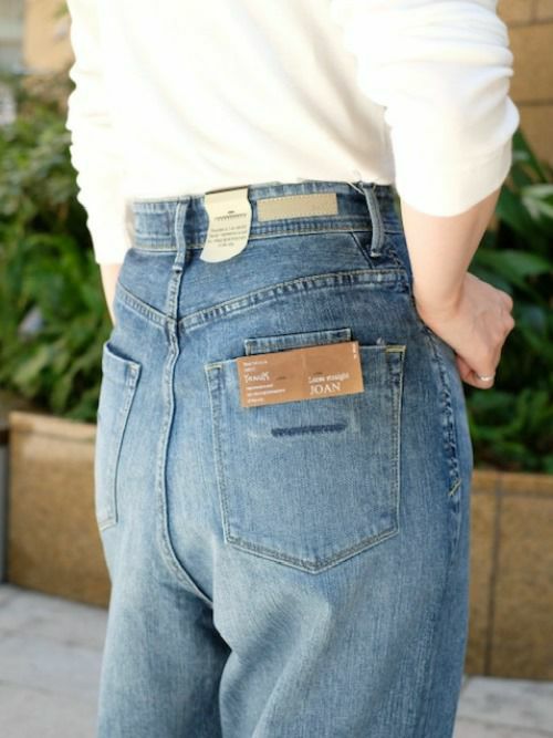 YANUK ヤヌーク デニムパンツ ルーズストレート JOAN 【全2色】 FVB